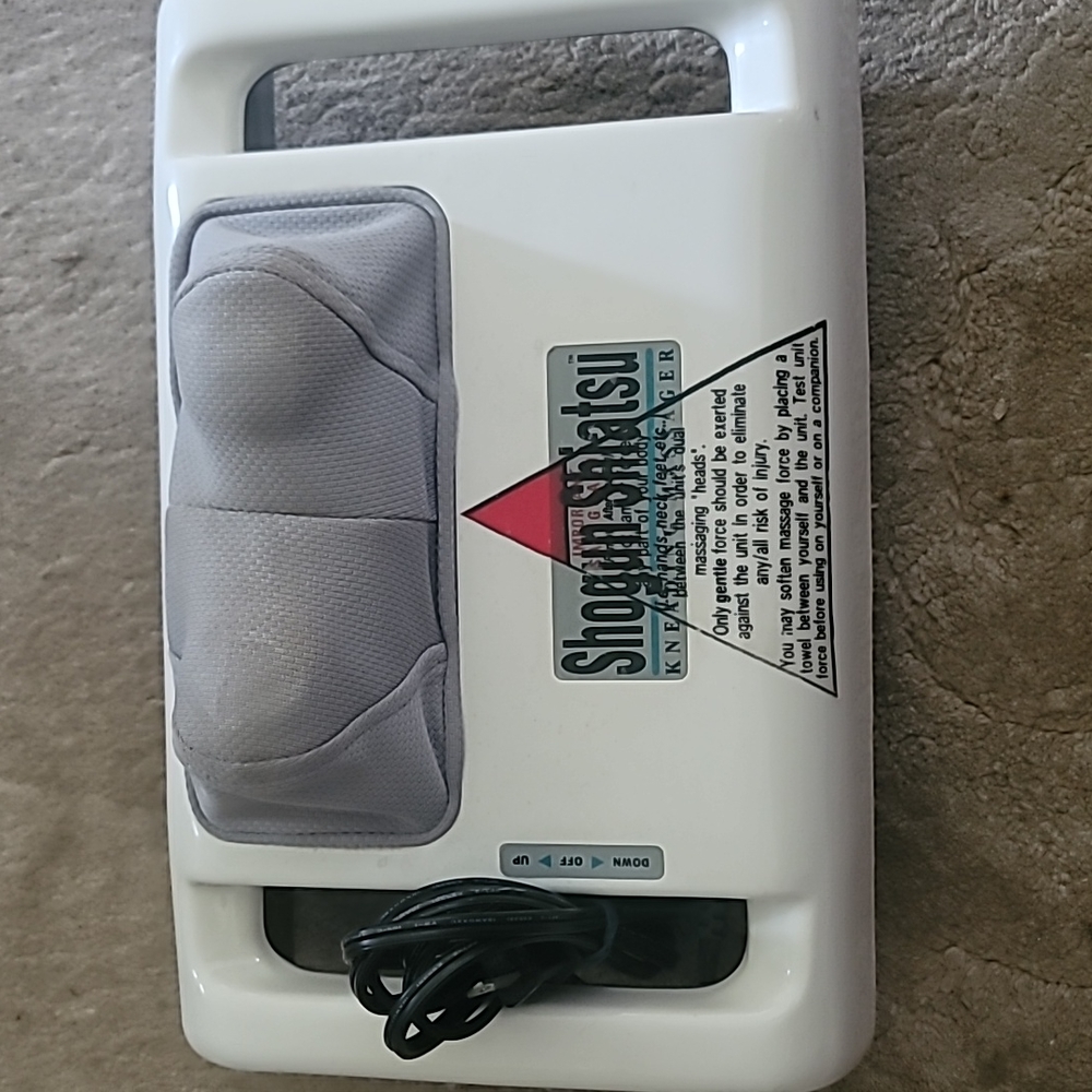 Homedics Shogun Shiatsu Kneading Neck Head Massager Model SM-444 Portable TESTED